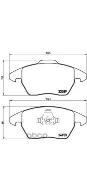 Колодки Тормозные Citroen C4/Peugeot 207/307/308 1.6-2.0 Передние Brembo P61076 Brembo арт. P61076