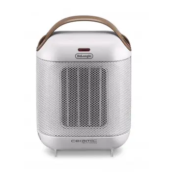 

DeLonghi capsules HFX30C18.IW electric room heater with fan inside brown, white 1800 W
