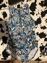 One-Piece Swimsuit Swim-Pool Push-Up Beach Print Women Net Female