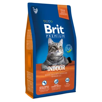 

Brit 8 kg Premium Cat indoor chicken and liver D/cats, домаш. Содержания-1 PCs