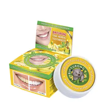 

Toothpaste binturong banana Thai herbal toothpaste