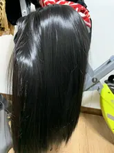 Pelucas de diadema largas y rectas para mujeres negras, pelo sintético resistente al calor, hecha a máquina, 20, 22, 24, 26, 28 y 30 pulgadas