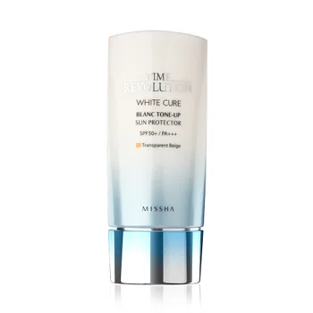 

Lightening sunscreen Missha Time Revolution white cure Blanc tone-up sun protector, SPF50 +, 50 ml