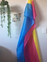 Johnin x 90x150cm Omnisexual Orgullo LGBT Pan pansexual bandera