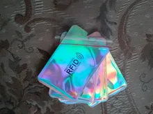 Uds RFID Anti-escanear tarjeta titular de la cubierta del bolsillo de Metal de aluminio de la tarjeta de crédito Slim protección de seguridad de moda tarjeta caso