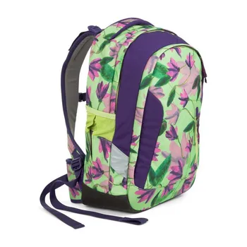 

School Bag Eco Ergobag SAT-SLE-001-9H5 Flowers Purple (45 X 15 x 27 cm)