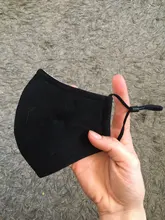 Mascarilla gruesa de invierno para adultos, máscara facial reutilizable, ajustable, a prueba de viento, de doble capa