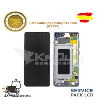 

LCD touch screen complete for Samsung Galaxy S10 Plus G975F Black SERVICE PACK