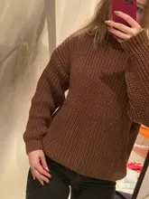 Tops Pullovers Neck-Sweater Turtle Cashmere Elegant Thick Korean Hirsionsan Warm New