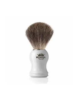 

Mondial Gordon Pure Badger Shaving Brush White Handle