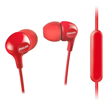 

Earphone for Philips SHE1405BK/10 With Mic Earphone for iPhone SE 64 gb red compatible headset