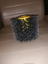 Cepillo eléctrico de alambre abrasivo de nailon, rueda de pulido para carpintería y metalúrgica, 120x100x19mm, 1 Uds.