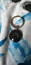 LLavero de pirata vikingo Vegvisir, colgante de cristal con patrón de brújula vikinga, el mejor regalo