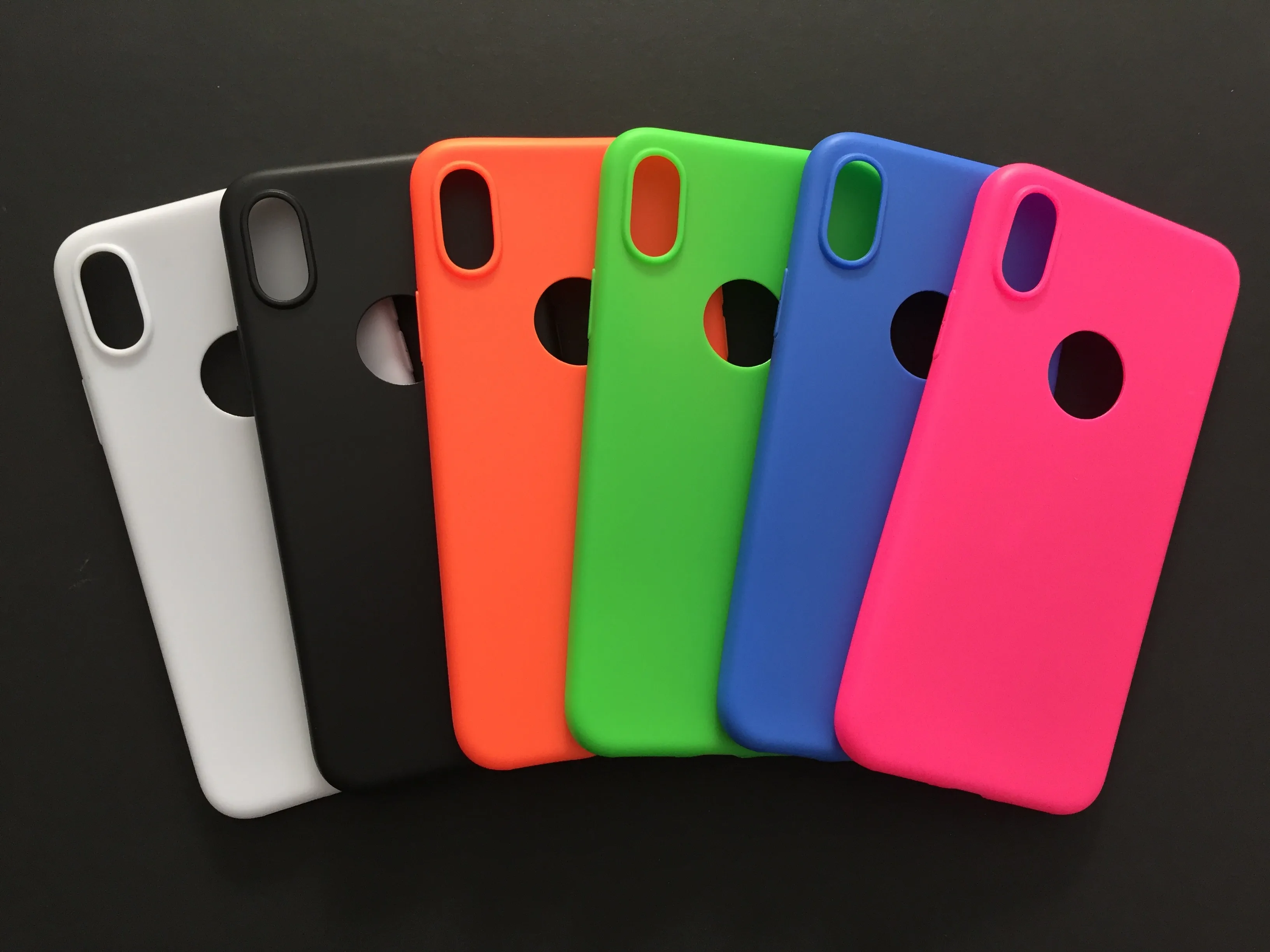 Чехол для IPHONE X/XS CUSTODIA PROTETTIVA из силикона VARI COLORI |