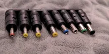 Jack Plug Laptop-Adaptor-Connector Male-To-Female DC 8pcs