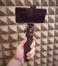 Ulanzi-Mini trípode MT-17 DSLR SLR para teléfono, Vlog, cabeza de bola de rotación ajustable 360 con tornillo 1/4 para cámara DSLR