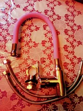 Frap-grifo giratorio de Gel de sílice para cocina, mezclador de agua fría y caliente, con una sola manija, con punta en cualquier dirección, modelo Torneira F4353