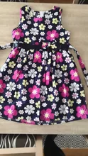 Vest Dress Flower-Print Girls Princess Cotton Korean Children Cute 14-Year Wear 5 6 7