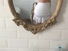 Rapcopter-faldas plisadas de cintura alta para mujer, minifaldas fruncidas Y2K de estilo Retro, color blanco, ropa de calle, para fiestas de los 90, 2020