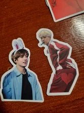 50 Uds Kpop coreano chicos Star JIMIN SUGA V JIN impermeable pegatinas para equipaje Laptop nevera bicicleta coche DIY ídolos calcomanías de los juguetes