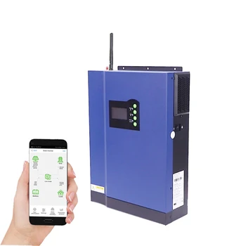 

Smart WIFI Control 3KVA 3000W 4000W MPPT Pure Sine Wave Off Grid Hybrid Solar Inverter