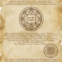 Уникальная печать Enochian Grimoire Sigillum Archangel Raphael