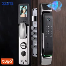 Rozpoznawanie twarzy w podczerwieni 3D Tuya App odblokuj za pomocą kamery odcisk palca karta magnetyczna hasło dom elektroniczny inteligentny zamek do drzwi