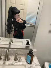 Kong & Li-coletero de cola de caballo de 22 , coletero con horquillas, extensiones de cabello sintético