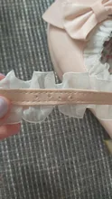 Las niñas dulce Lolita volantes encaje zapatos de boda de novia del alto Talón de las mujeres limita vestido de princesa hombres rosa de talla grande 34-48