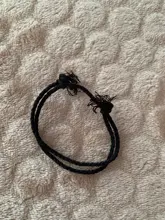 Pulsera de cuerda de algodón tejida hecha a mano para hombres y mujeres, pulseras de hilo con borlas de la amistad