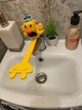 Extensor de grifo con forma de Animal para niños, utensilio para ahorrar agua, con dibujos animados, ayuda a lavarse las manos, juguetes de baño y cocina