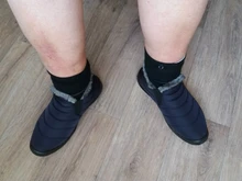 Hombres botas ligero zapatos de invierno para hombres botas nieve calzado de invierno de talla grande 47 Slip On Unisex tobillo botas de invierno