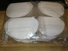 Almohadillas desechables de algodón para el sudor almohadillas axila bajo el brazo para el sudor, para vestido, protección contra el sudor, 100 Uds. (50 pares)