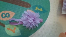 Hermoso para recién nacidos niñas Flor de Gasa diademas bebé diadema accesorios de fotografía de bebé accesorios para el pelo diadema