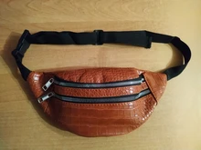 Riñonera de piel sintética de cocodrilo unisex, bolso de pecho con cinturón de alta calidad, 2019