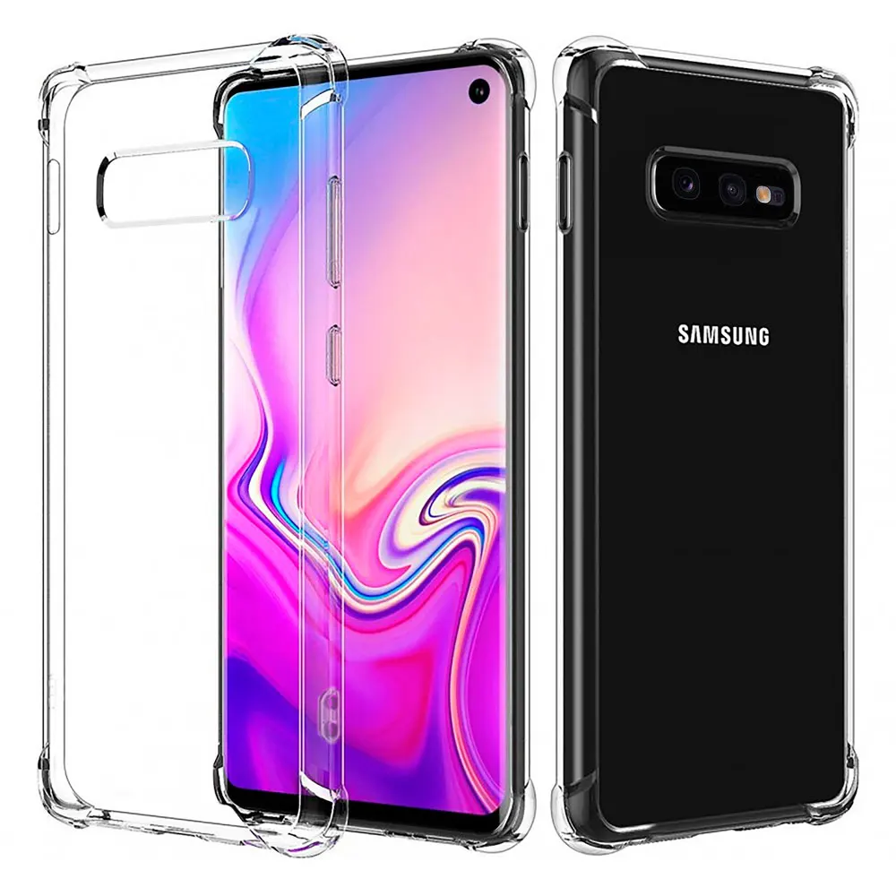 OcioDual TPU Gel ShockProof противоударный усиленные края анти ударопрочный чехол-подставка для Samsung Galaxy S10e Прозрачный Силиконовый противоударный Чехол протектор