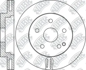 

Brake disc MERCEDES W211 280-500 02-/C219 280-500 04-front