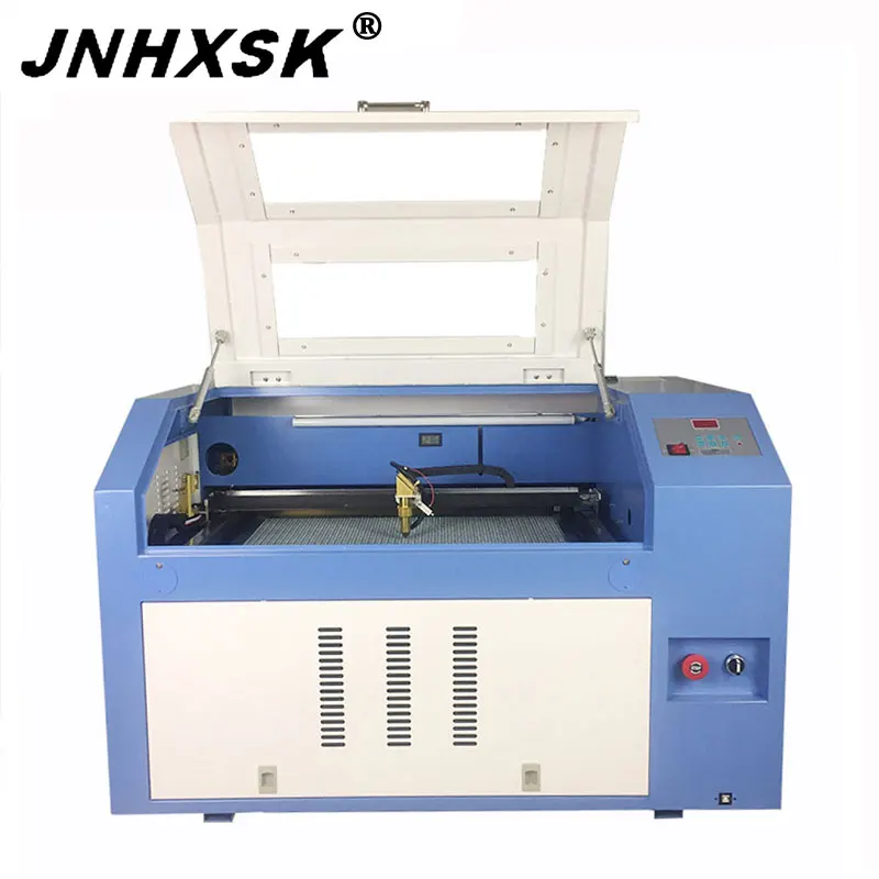 

JNHXSK CO2 laser cutting machine 80w laser engraver cutter machine 4060 cnc desktop DIY honeycomb USB