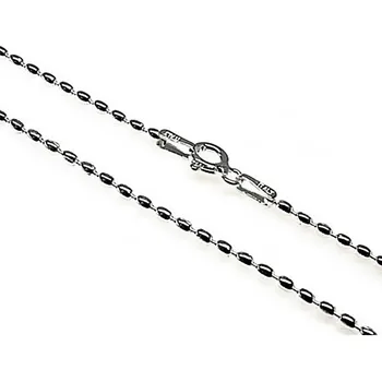 

Chain 925 sterling silver m 50cm. Ball Oval 1.50mm. [AB2758]