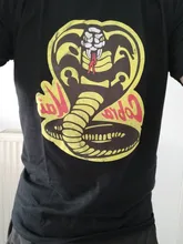 Summer Tops Tshirt Short-Sleeves Streetwear-Top Cobra Kai Tv-Show Cotton Tees
