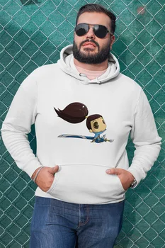 

Angemiel Wear Sitting Sweet Yasuo White Men 'S Hooded Sweatshirt