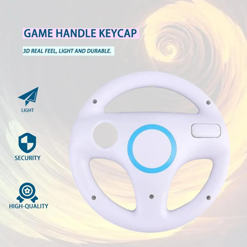 3 цвета Пластик инновационных и Ergonomlc дизайн игры гоночный руль для Nintendo Wii Марио