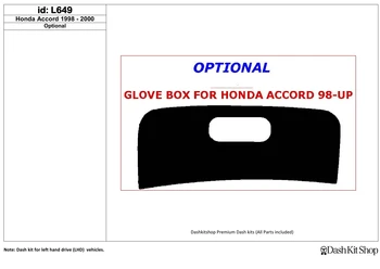 

Interior lining for Honda Accord 1998-2000. Set L649.