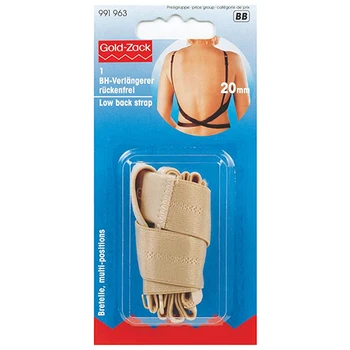 

991963 extension fastener bust. For a dress with an open back beige. Prym