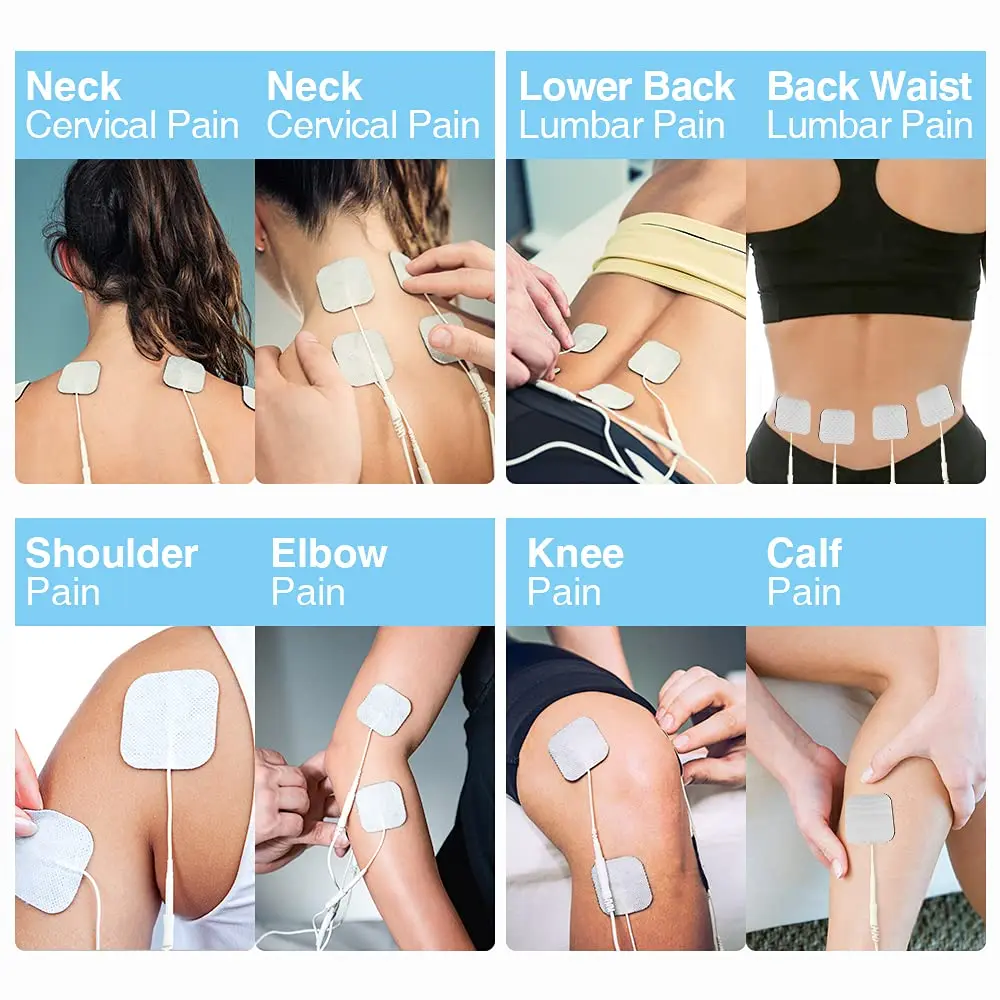 New Muscle Stimulator Electrode Pads Non-woven Fabric Self Adhesive Replacement Pads for Tens Digital Therapy Dcool Machine