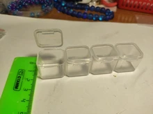 Caja de joyería de plástico de varios compartimentos y de 9 tamaños, para guardar joyas, ordenar abalorios y cuentas, caja ajustable