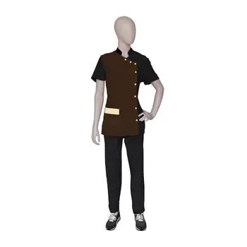 

DEVIOUS COAT ELISA BLACK/BROWN "XS"