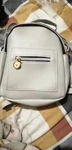 Mochila pequeña multifunción para chica, bolso escolar, a la moda, color negro