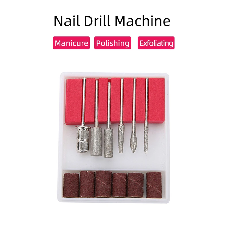 Máquina de Perfuração do Prego Profissional Moagem Elétrica Prego Broca Polisher Manicure Pedicure 2022 30000 Rpm 7 Cheap Brocas elétricas p manicure e acessórios