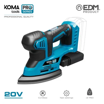 

Sander 20V (without BATTERY and charger) KOMA TOOLS PRO SERIES BATTERY EDM